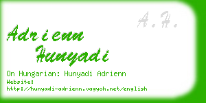 adrienn hunyadi business card